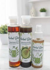 Herbal Glow Complete Hair Care Trio 200 ml Oil + 200 ml Shampoo+ 120 ml Toner