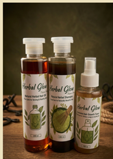 Herbal Glow Complete Hair Care Trio 200 ml Oil + 200 ml Shampoo+ 120 ml Toner