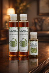Herbal Glow Special Offer: Buy 2 Oils ( 200ml ) & Get 1 (100ml) Shampoo Free!